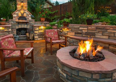 Backyard Fire Pit and Patio Design